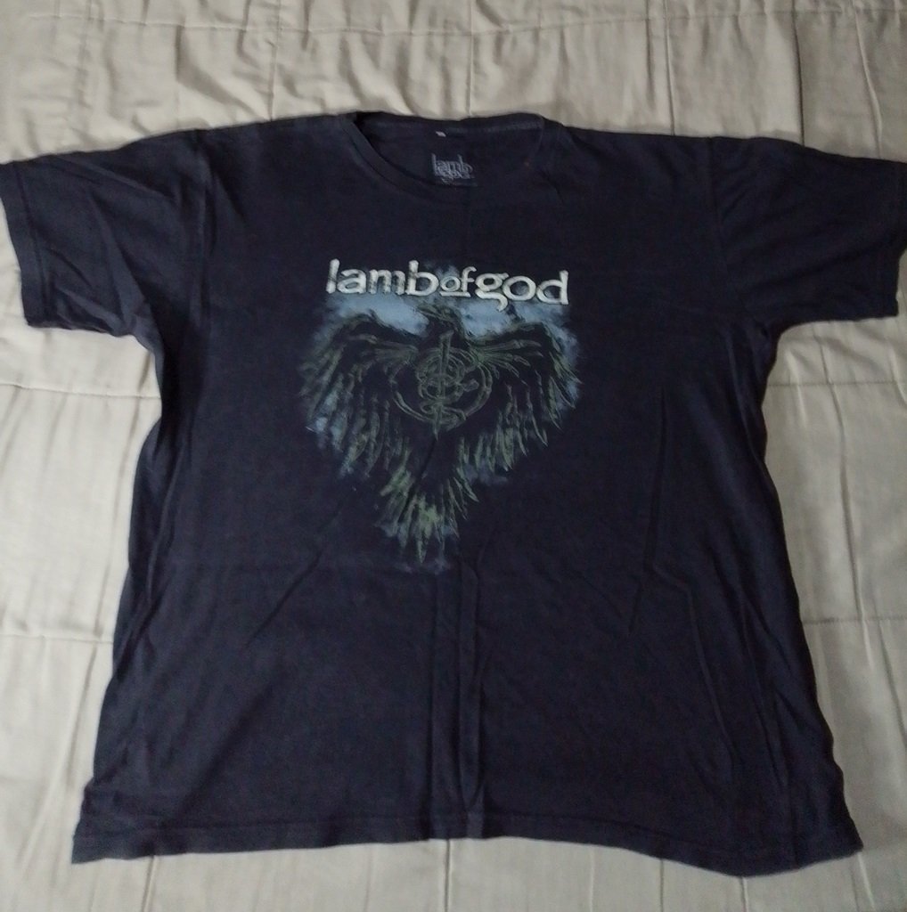 REMERA LAMB OF GOD FRENTE visualiza el frente de la remera