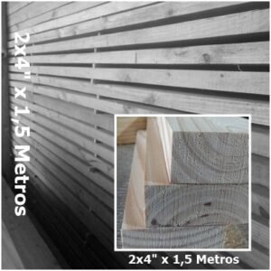 Tirante 2x4 x 1,5 metros