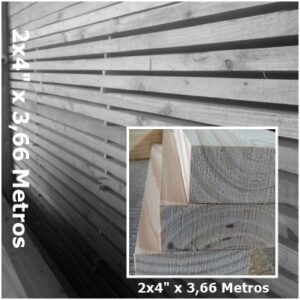 Tirante 2x4 x 3,66 metros