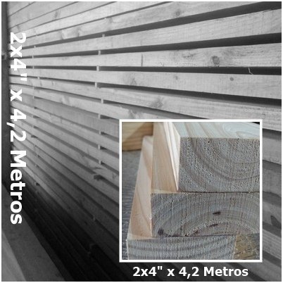 tirante 2x4 web online x 4,2 Tirante 2x4 x 4 metros
