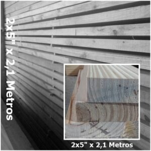 Tirante 2x5 x 2,1 metros