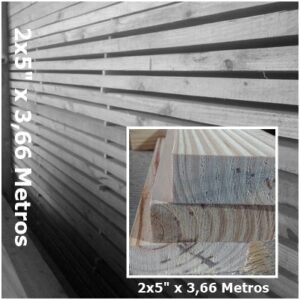 Tirante 2x5 x 3,6 metros